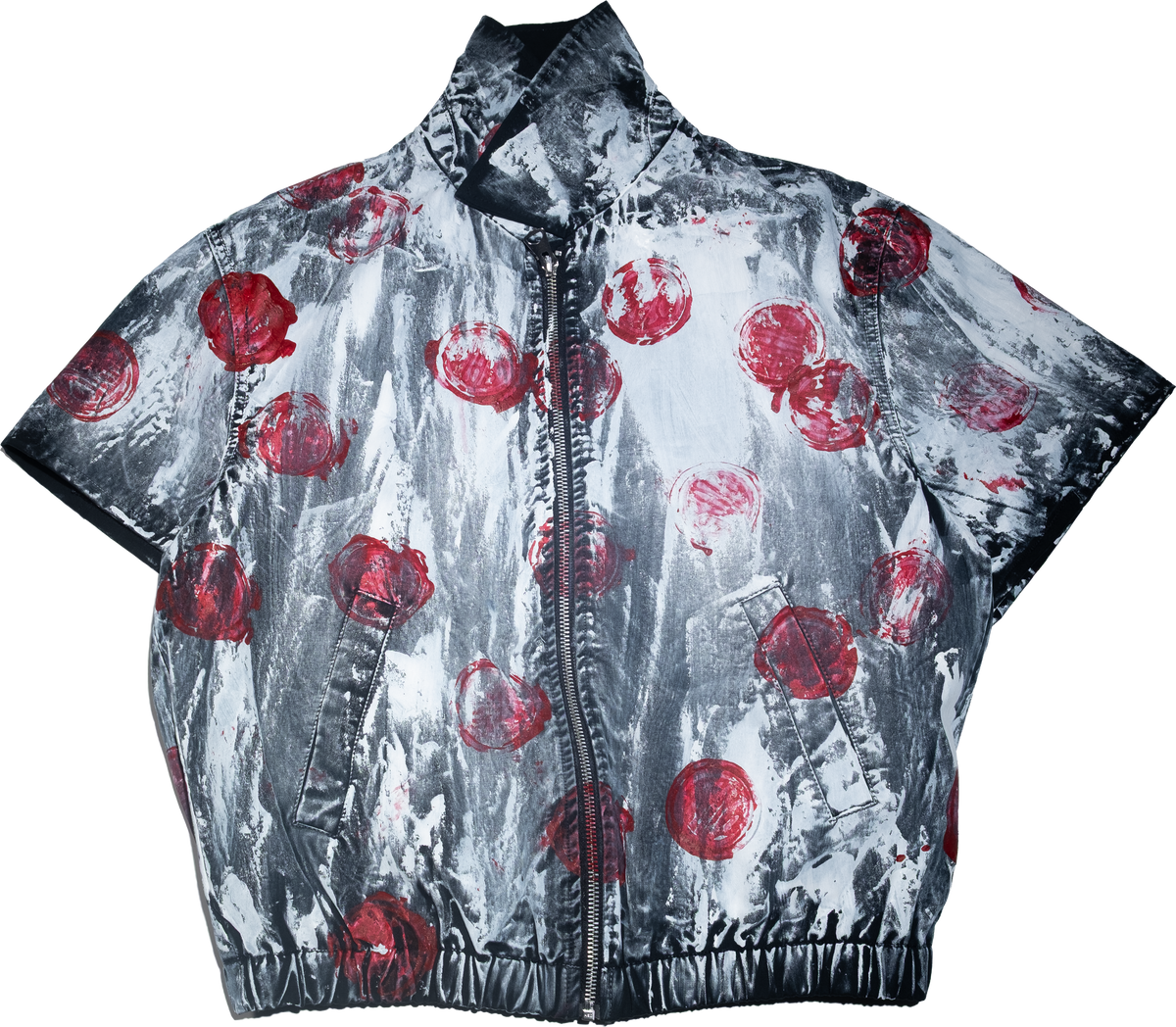 Stamped Motif Jacket